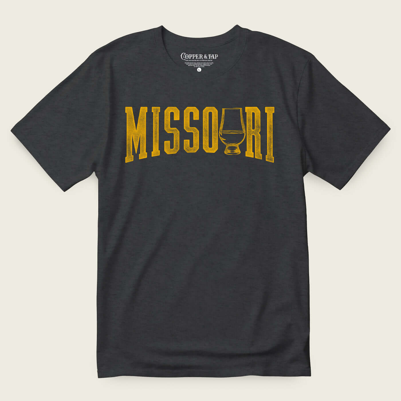 missouri whiskey shirt-black