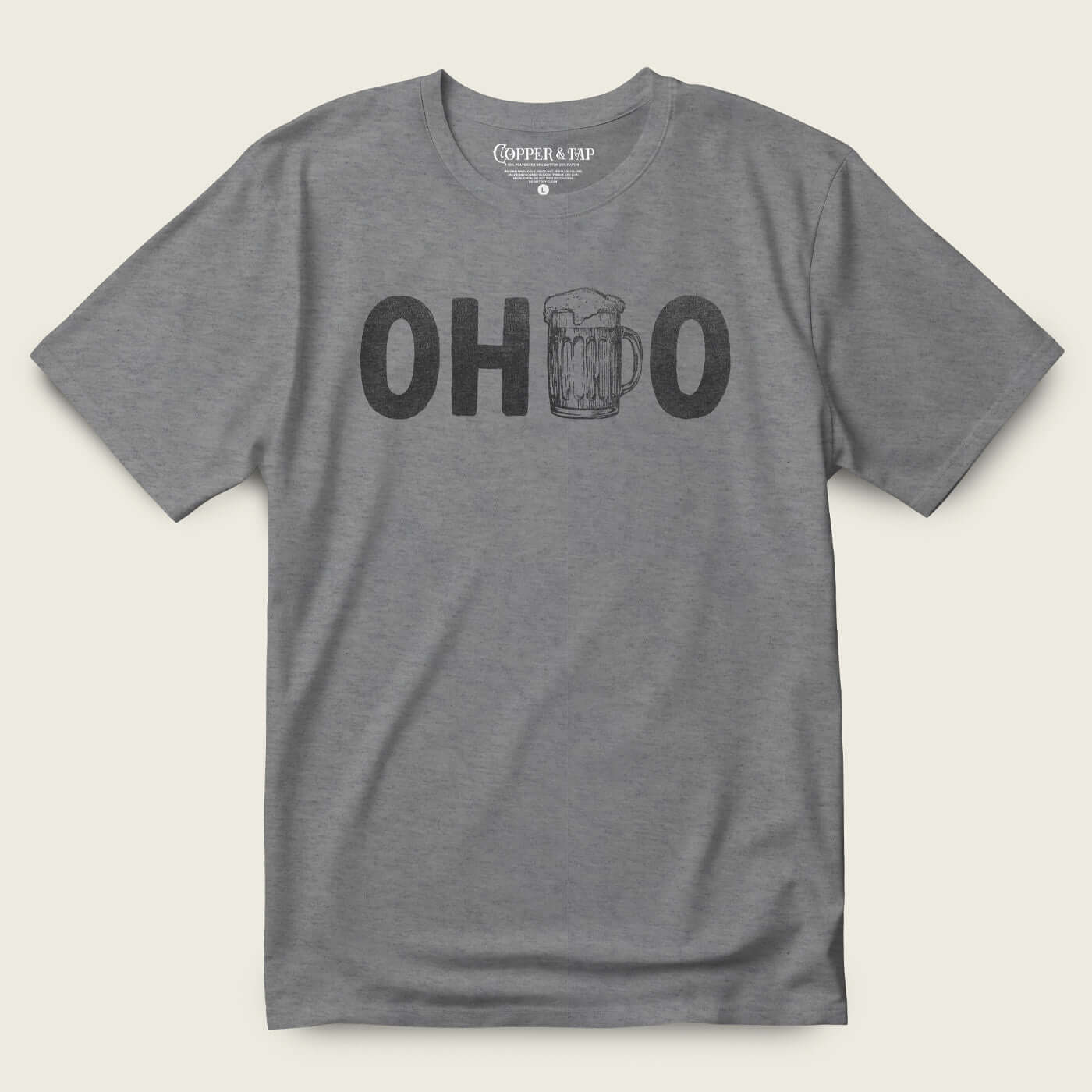 ohio beer graphic t-shirt