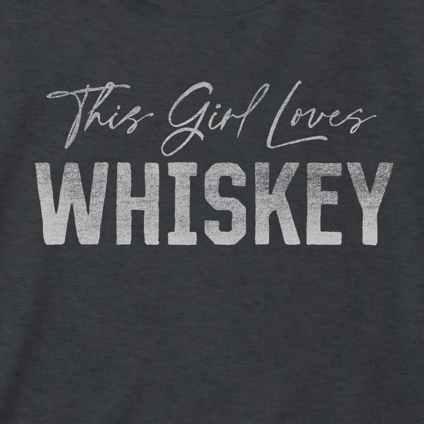 this girl loves whiskey graphic t-shirt